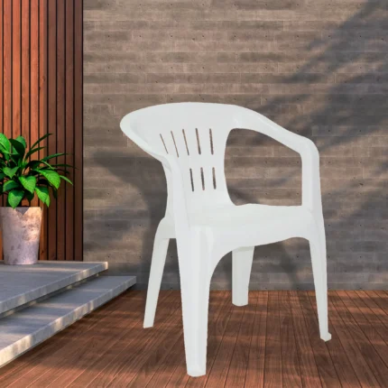 Cadeira Poltrona de Plástico Atalaia Tramontina até 120Kg - Branco